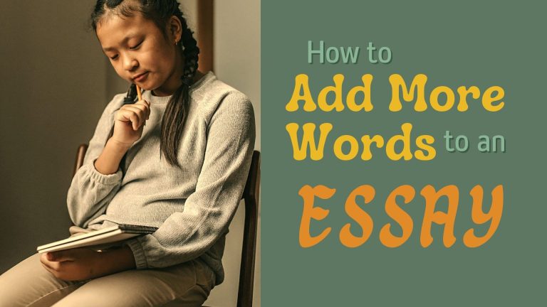 add more words to an essay